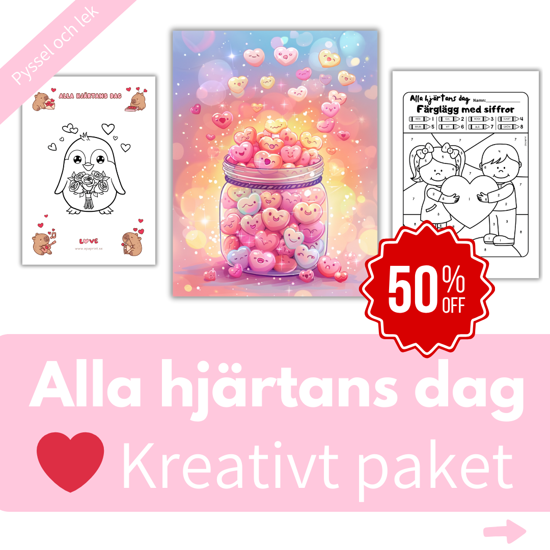 ❤️ Kreativt Alla hjärtans dag-paket ❤️