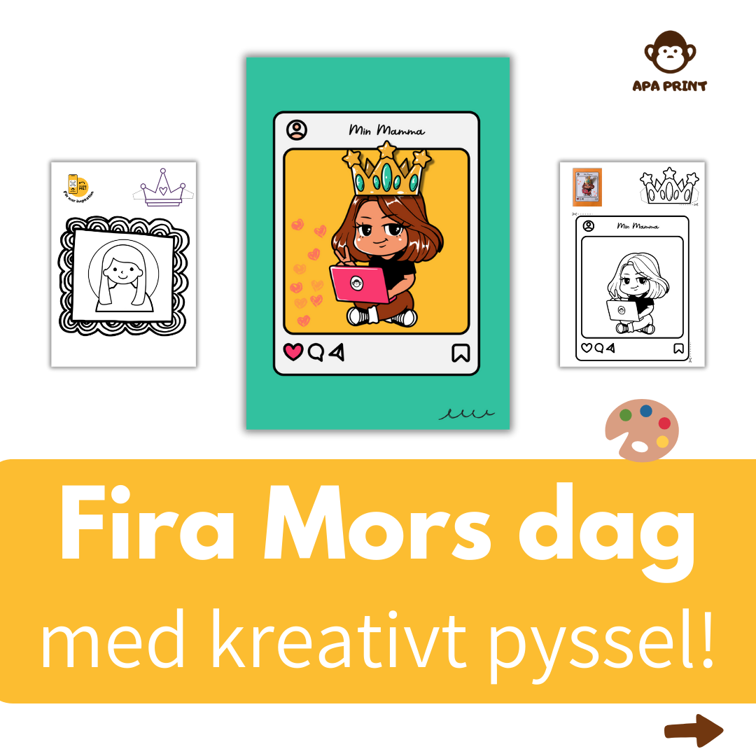 Fira Mors dag med kreativt pyssel!