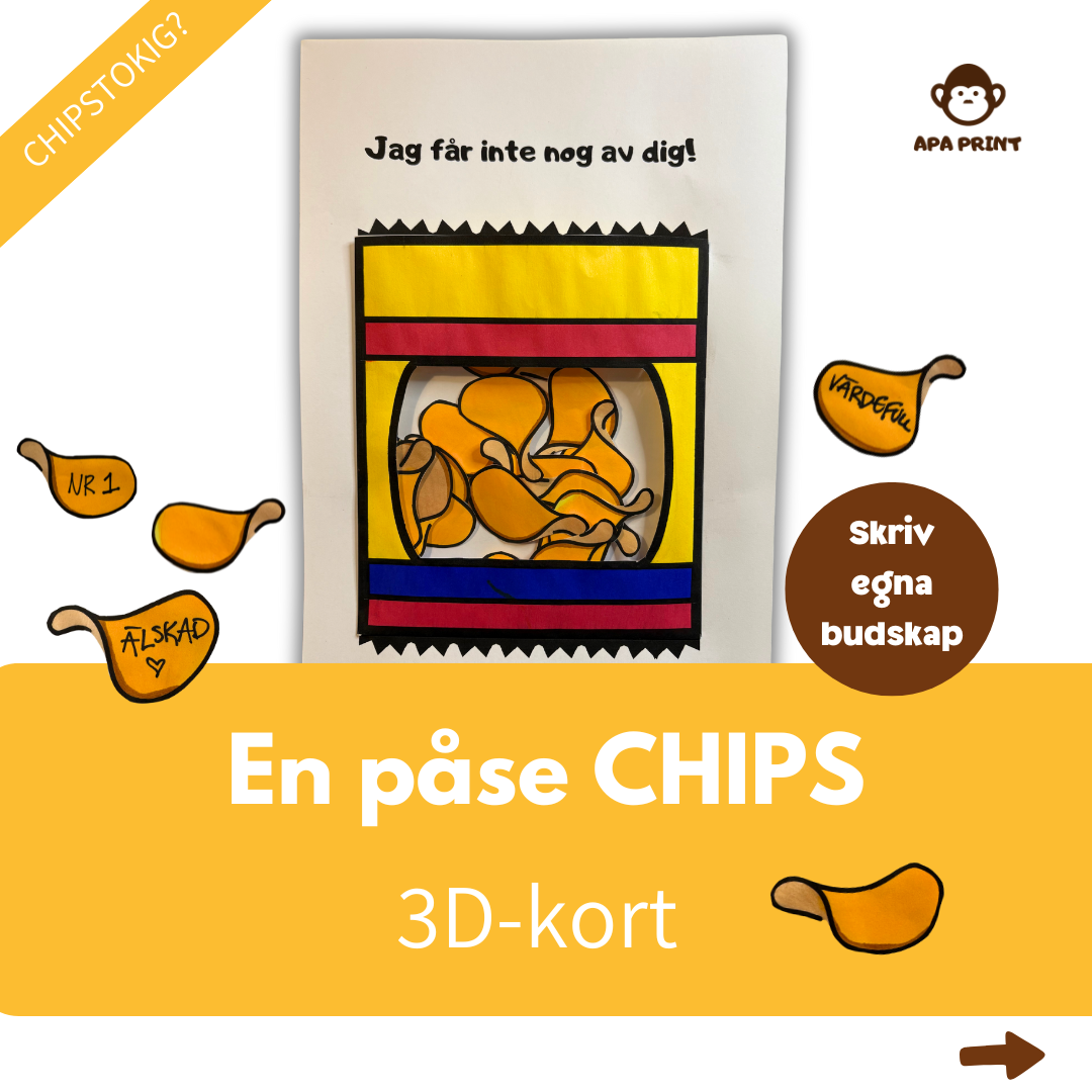 Skapa din egen chipspåse i papper! 🎨🥔