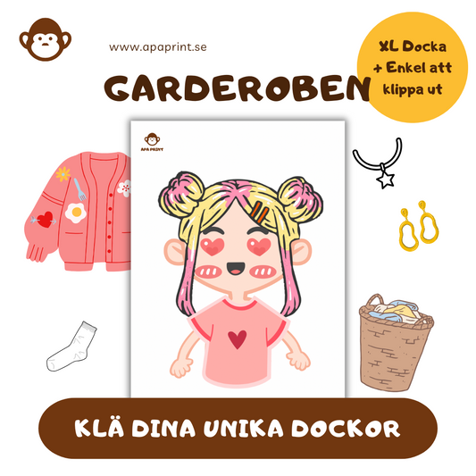 Garderoben klä dina unika dockor