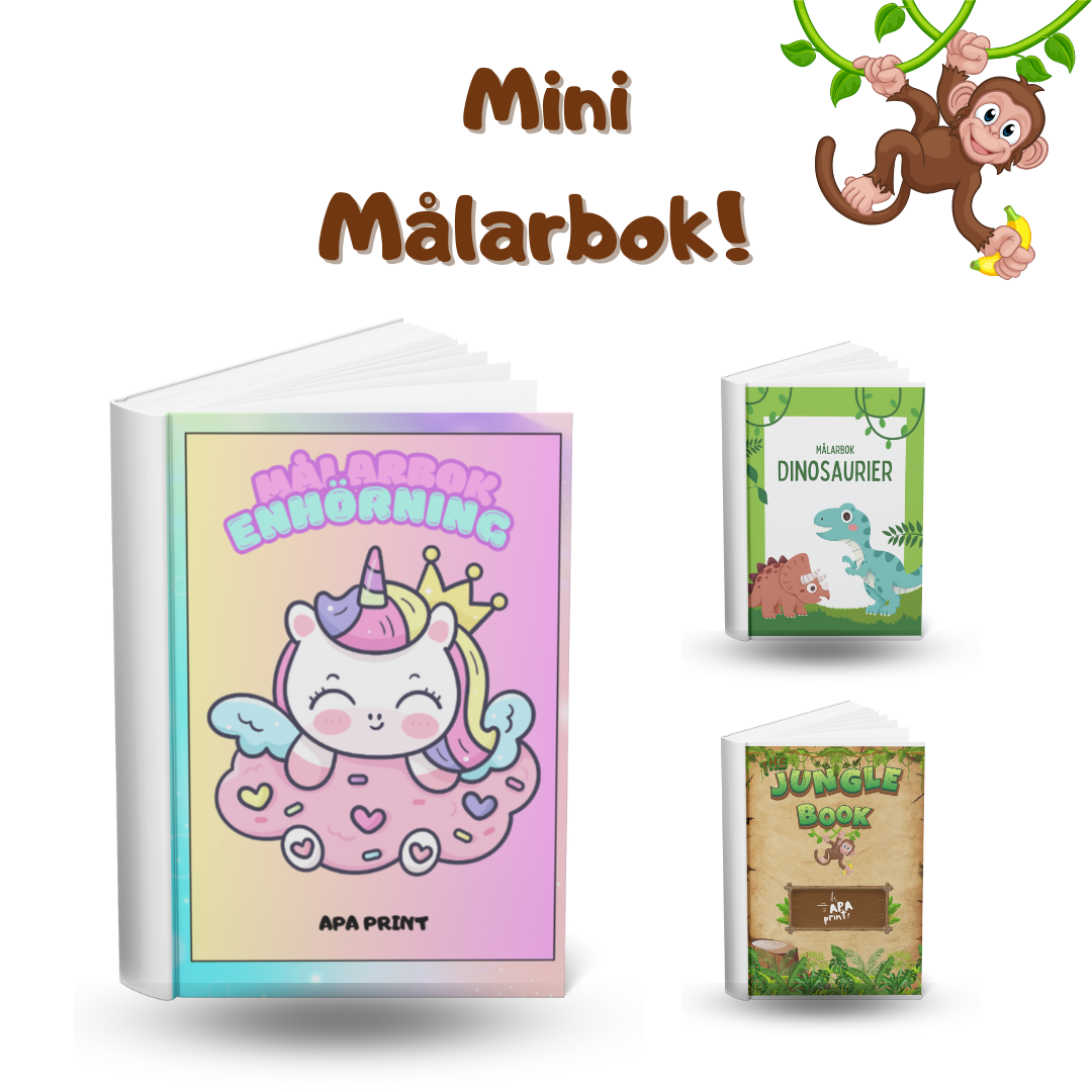 Mini Målarbok