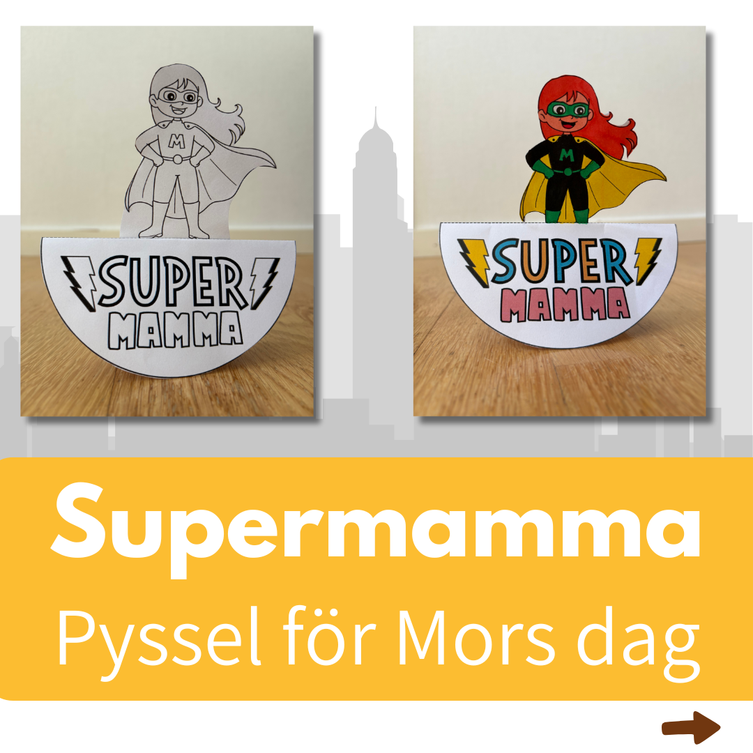 Mors dag-paket – Pyssel för barn